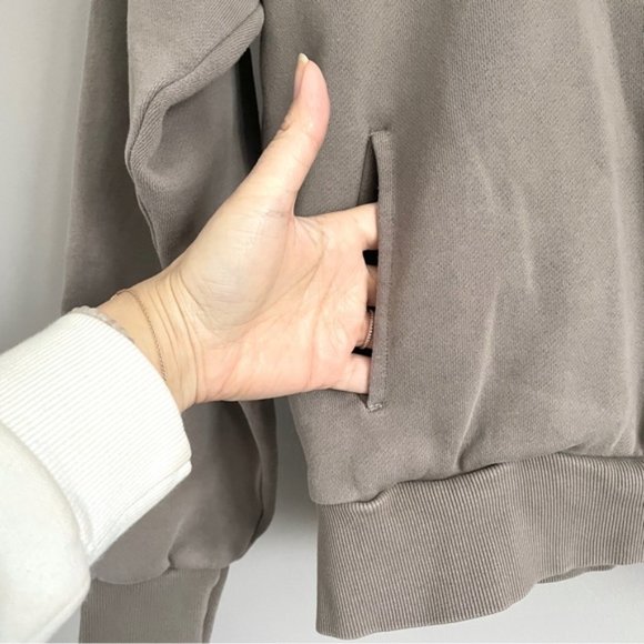 Aritzia Gd Modern Taupe Super World™ The Super™ Fleece Sweatsuit Set - S - Picture 5 of 14